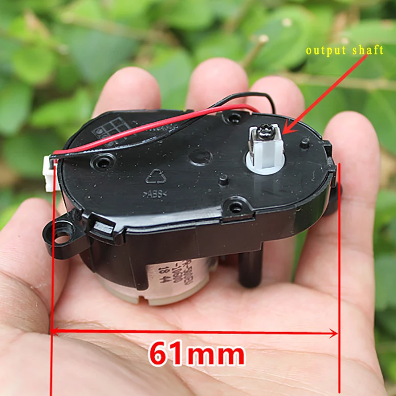 DC 12V 220rpm DIY Micro Hand Crank Generator 500 Geared Motor 7 Shaped DC Motor Carbon Brush Commutator