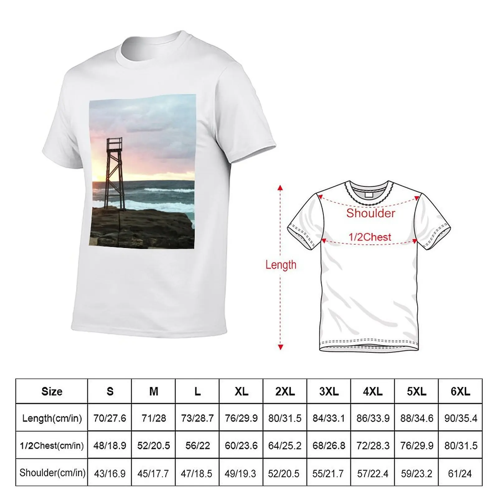 Sunrise at Redhead Beach - 1 T-Shirt new edition Short sleeve tee funny t shirts for men