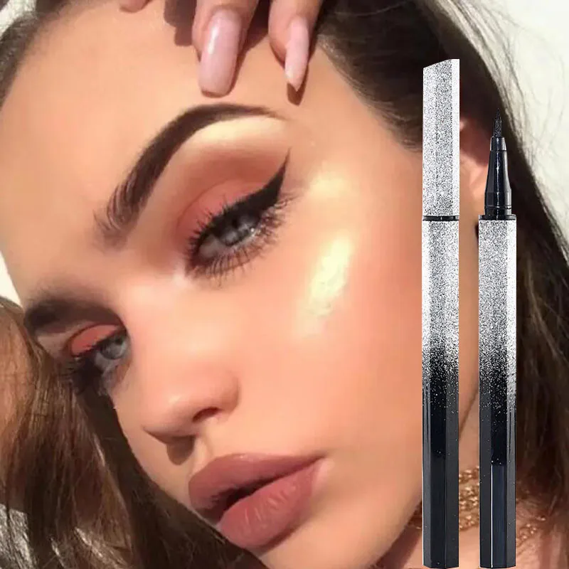 Delineador líquido à prova d'água – Secagem rápida, à prova de manchas para maquiagem de olhos negrito