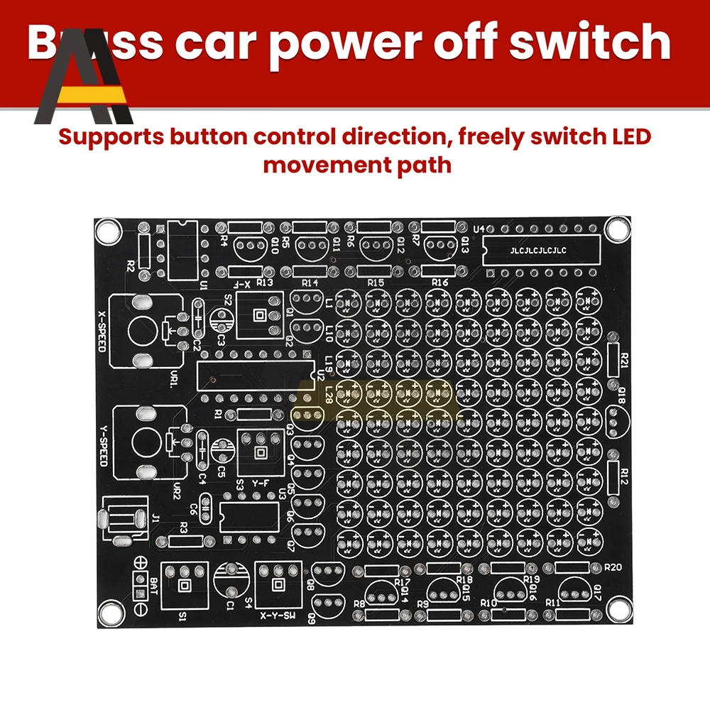 電子はんだ付けキット DIY生産キット 初心者向け実習入門はんだ付け練習 回路基板指導