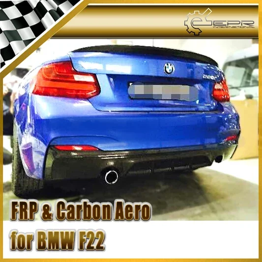 Car Styling For BMW F22 M-Tech Style Carbon Fiber Rear Diffuser