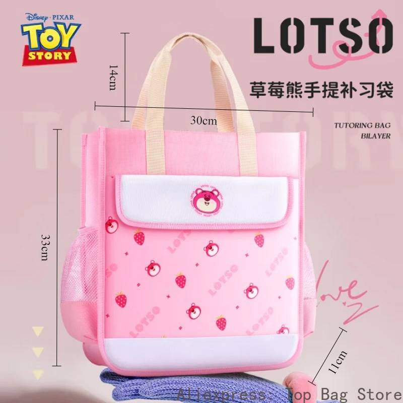 Disney Luxury Purse Handbag Kids Large Capacity Shoulder Bag with Lotso Zootopia Frozen Patterns for School Tutoring