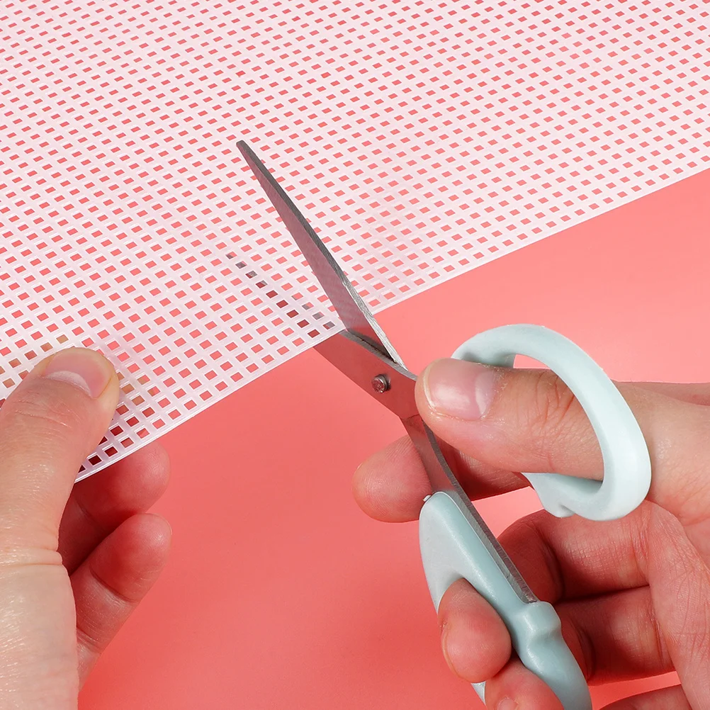 

4Pcs Plastic Canvas Mesh Sheet 26x33.5cm Flexible Cross Stitch Grid for Embroidery Needlework Craft Supplies DIY