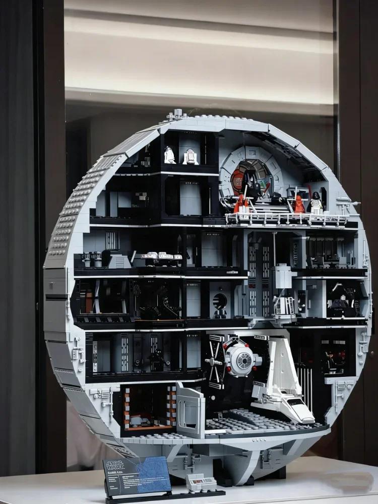 Popular 9023pcs UCS Moc Star Interstellar Conflict Ultimate Largest Star Death Building Block Model Toys Birthday Ornament Gifts view 5