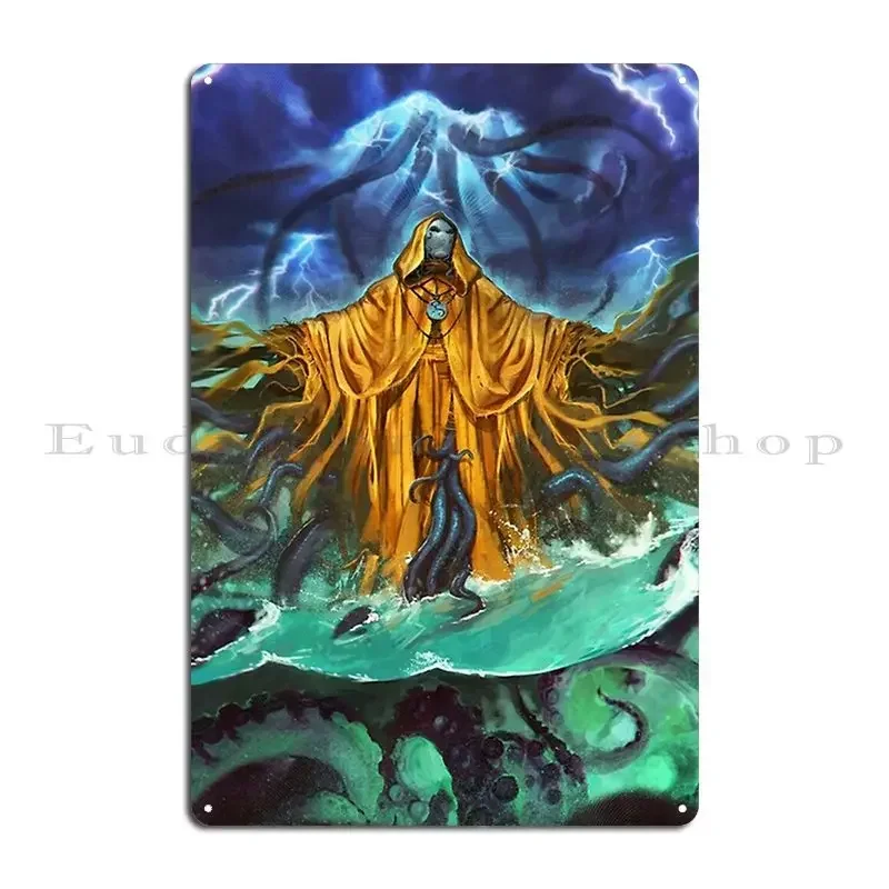 Hastur Metal Sign Wall Cave Character Living Room Decoration Garage Tin Sign Poster