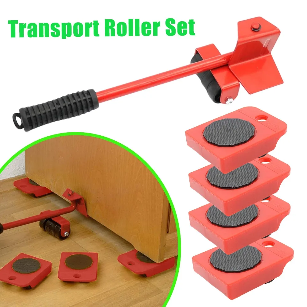 Moving Wheels Heavy Duty Universal Casters Appliance Sliders with Swivel Base Plates to Move Washing Machine Relocation Tool