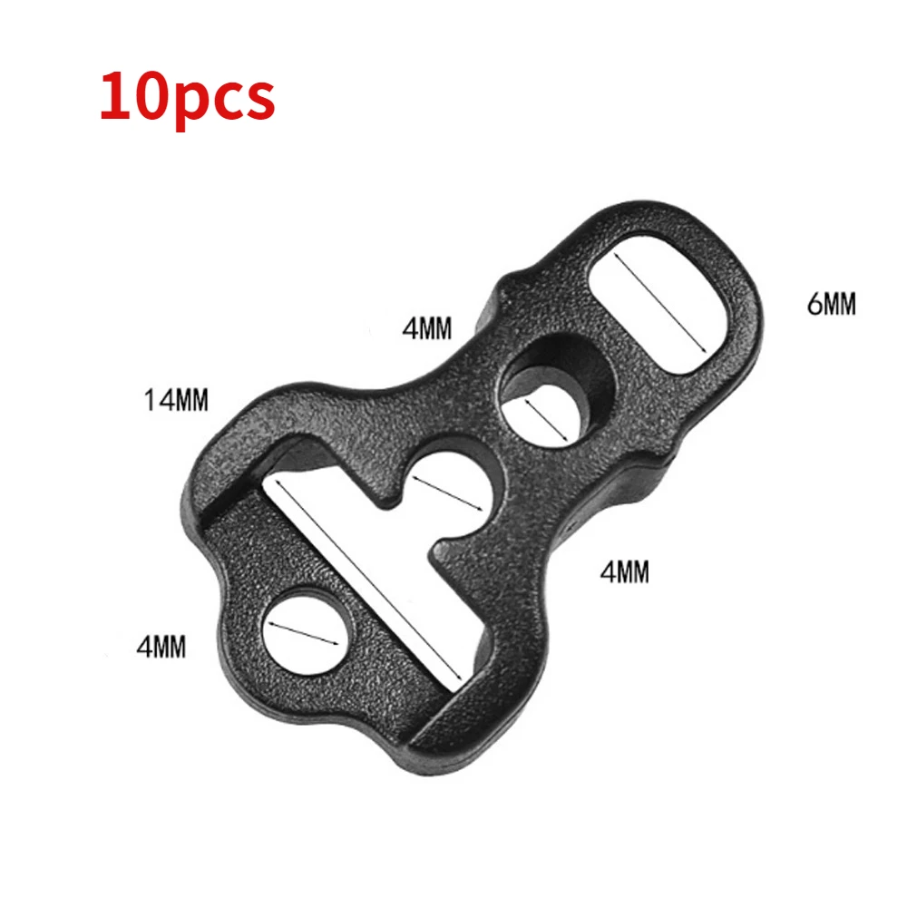 10pcs Camping Tent Lock Cord Rope Fastener Guy Line Tensioners Bent Runners Adjustable umbrella rope buckle Tent Accessories