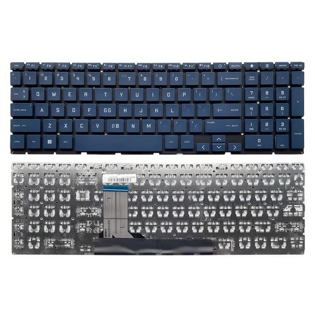 تخطيط الولايات المتحدة ل HP Victus 7/8/9 16-D 16-E 16T-D 16-R 16-S 15-FA FB TPN-Q263 Q264 Q278 C169 C170 TPN- Q264 Q279 لوحة مفاتيح الكمبيوتر المحمول