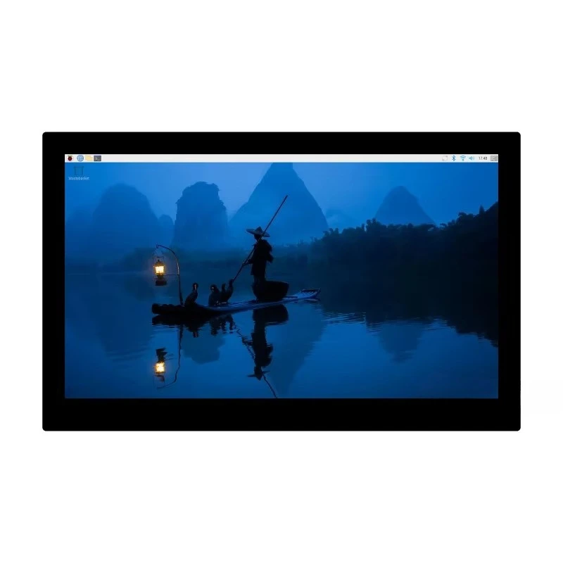 13.3inch High Resolution DSI Capacitive Touch Display, 1920 × 1080, IPS, Toughened Glass Panel, DSI Interface, 10-Point Touch