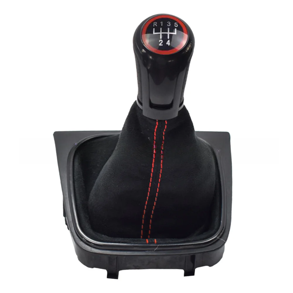 

Ручка рычага переключения передач для Golf 5 MK5 для Golf 6 MK6 для Jetta MK3 2006-2012, кожаная ручка рычага переключения передач, пылезащитный чехол