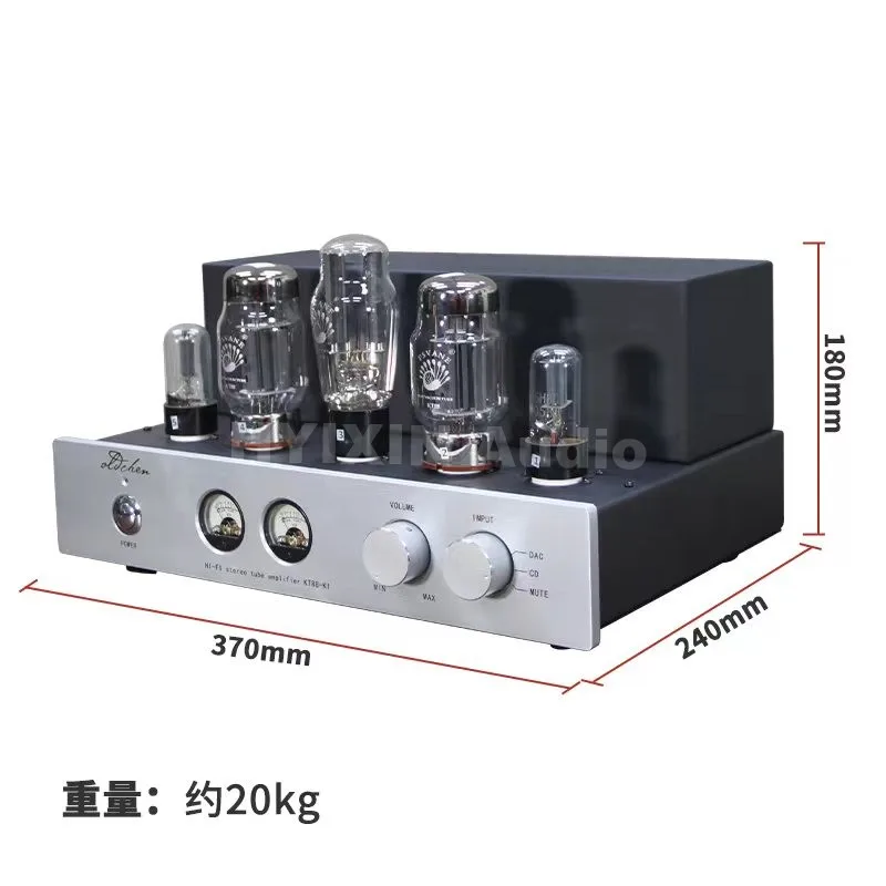 Old Chen 15W*2 Hi-end PSVANE KT88-K1 Class A pure tube machine manual fever tube HIFI audio amplifier  Handmade Scaffolding Amp