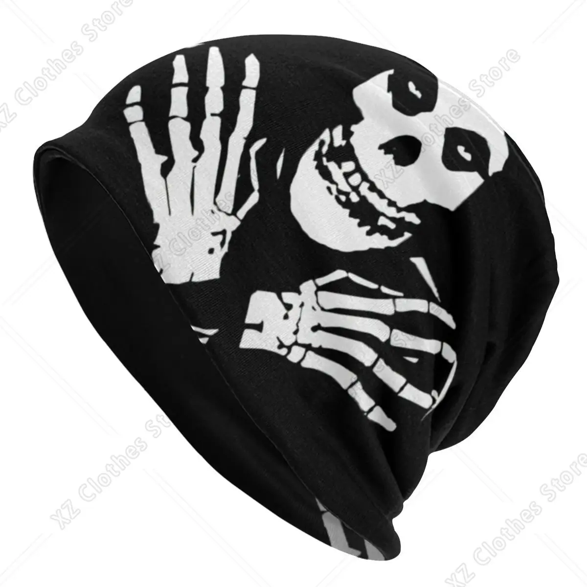 

Misfits Skull Bonnet Homme модная вязаная шапка для женщин и мужчин осень-зима теплые шапки ужасов в стиле панк-рок шапки