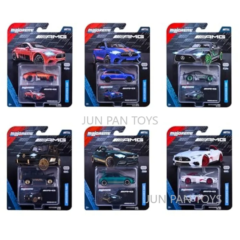 Original Majorette Mercedes Benz AMG Deluxe Metal 1:64, coches fundidos a presión, GLE S3, modelo coleccionable de 7,5 cm, regalo de cumpleaños para niños, juguetes para niños