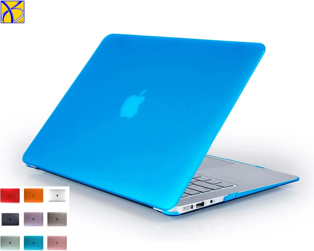 50pcs iCasiber Crystal Matte Hard case For Apple mac book Air Pro Retina 11 12 13 15 Laptop Bag for Macbook Air 13 PC Case Cover