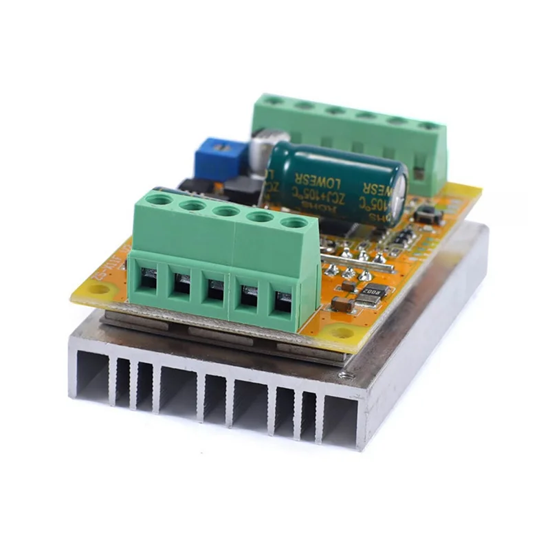 

-ABGQ DC5-50V BLDC Трехфазный контроллер бесщеточного двигателя постоянного тока ШИМ без датчика Холла Драйвер управления двигателем Холла Источник питания