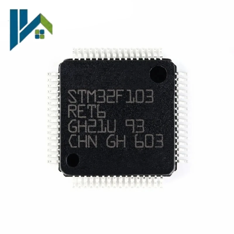 2PCS STM32F103RCT6 RET6 RBT6 R8T6 RDT6 RFT6 C8T6 CBT6 C6T6A GD STM32F103 series 32F103 ic chip LQFP-64