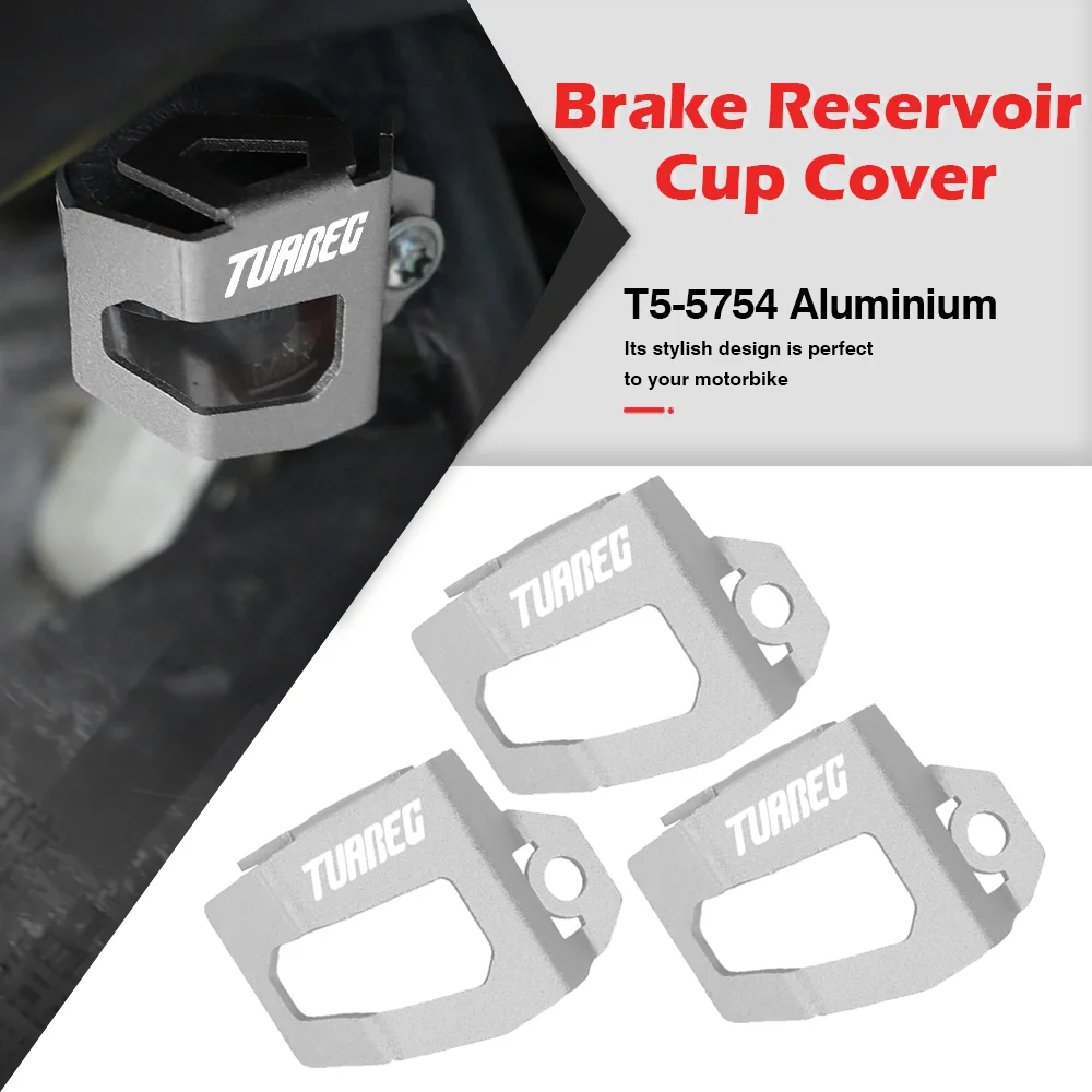 

FOR Aprilia TUAREG 660 Tuareg660 2021 2022 2023 Motorcycle Rear Brake Pump Fluid Reservoir Guard Protector Accessories Aluminum