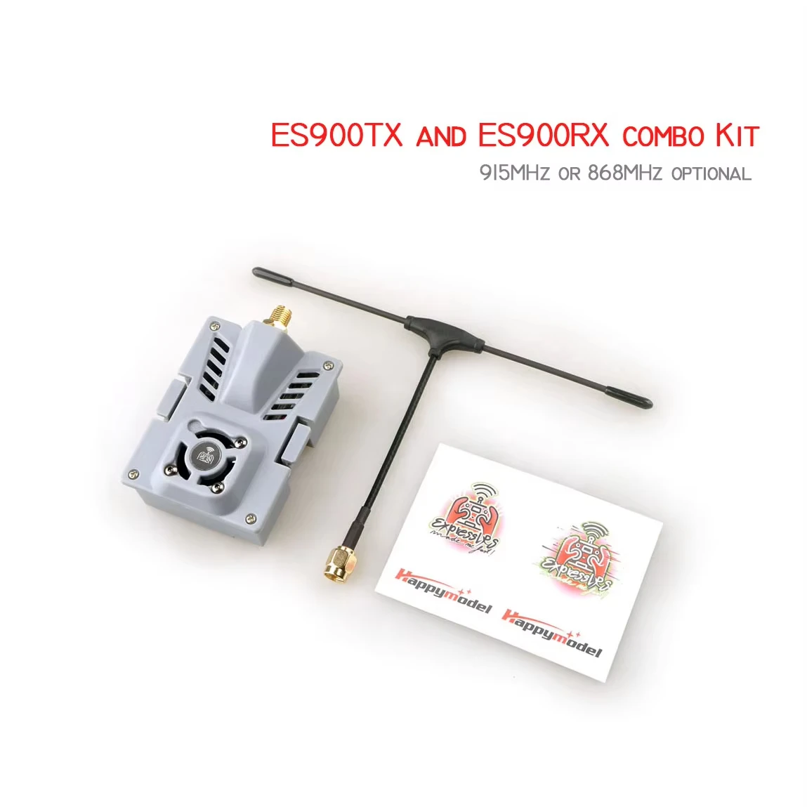 

Happymodel ELRS Micro ES900RX ES900TX Combo Kit 915MHz ExpressLRS for RC FPV Long Range Racing Drone