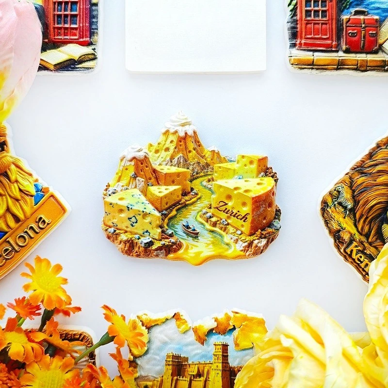Magnes na lodówkę z serem z Zu – Home Decor Zurich recenzja i cena