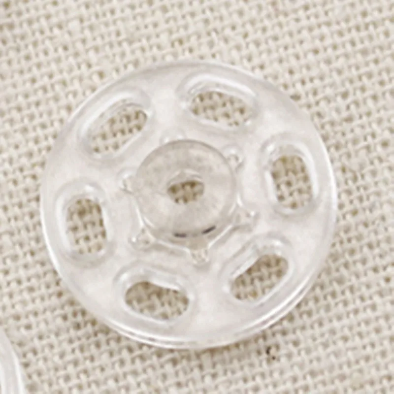 Hidden Invisible Button100pcs 7mm/10mm/15mm/20mm Small ABS Plastic Snap Fasteners Press Button Stud Sewing Accessory