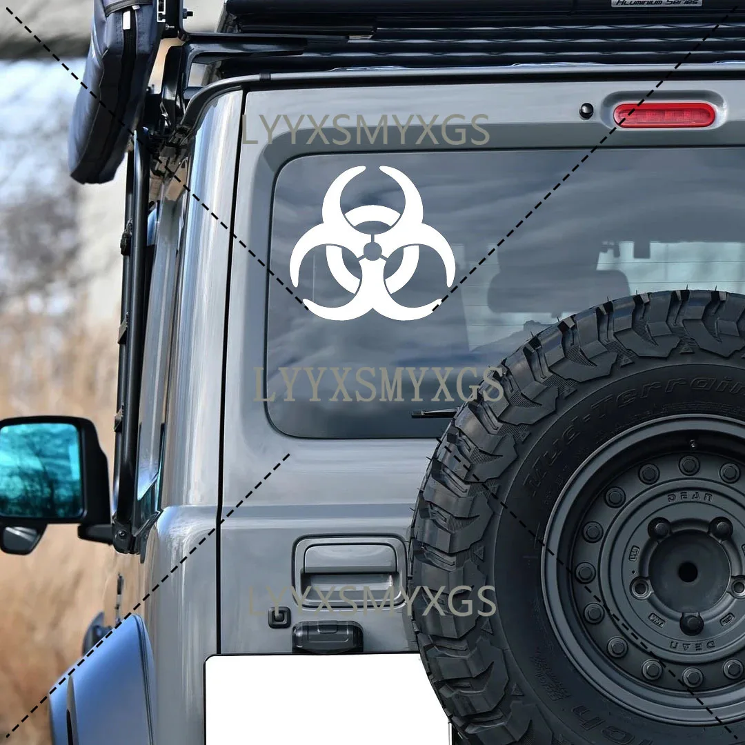 Personality and Creativity BIOHAZARD Symbol Car Stickers Waterproof Sunscreen Vinyl Decal PVC Wholesale Car Decoration