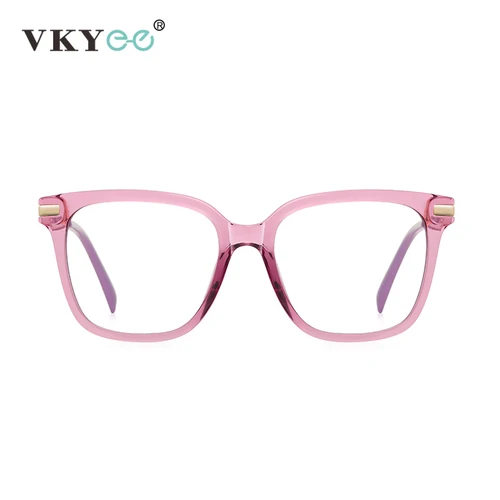 Imagen 2 del producto VICKY, gafas de lectura para mujer, antiluz azul, montura geométrica rosa, gafas graduadas para miopía, astigmatismo, PFD2129