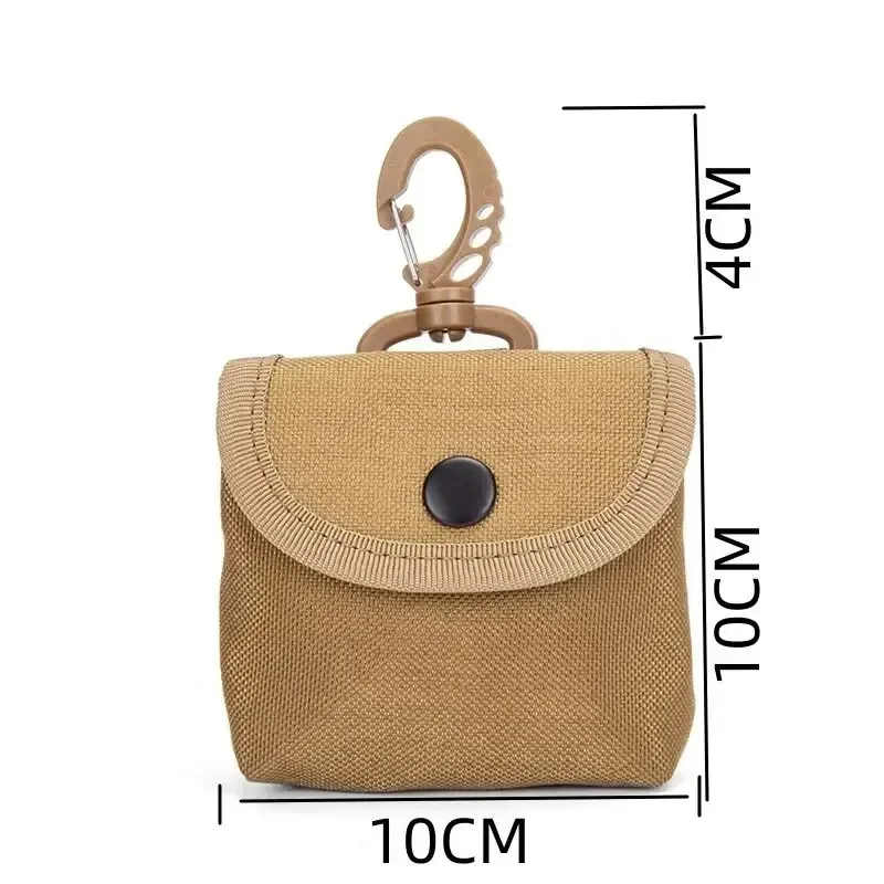 Tas Pinggang Kamuflase Tahan Air untuk Berkemah, Kantong EDC Taktis, Dompet Koin, Perlengkapan Perjalanan, Tas Koin, Berburu di Luar Ruangan