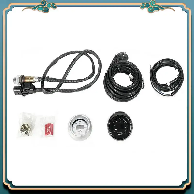 Terbaru 1Set Balap 30-4110 AFR 52Mm Wideband O2 UEGO Pengendali Pengukur Rasio Bahan Bakar Udara AFR dengan Sensor Oksigen 4,9LSU 0258017025 Pa
