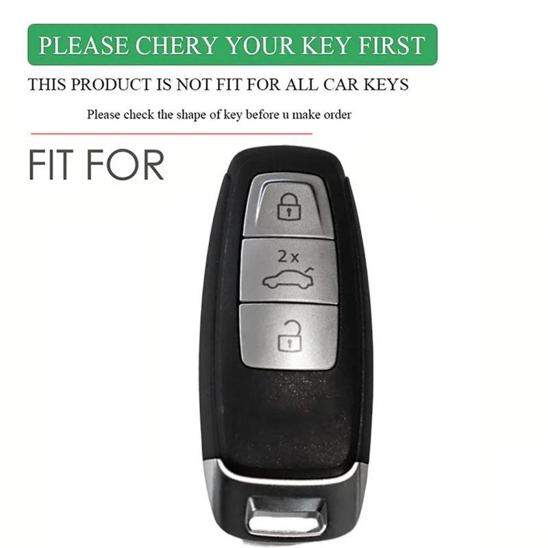 Silicone Car Smart Key Case Cover For Audi A3 8Y A4 A6 A7 A8 E-tron Q5 Q8 C8 D5 Auto Styling Protection Shell Holder Accessories