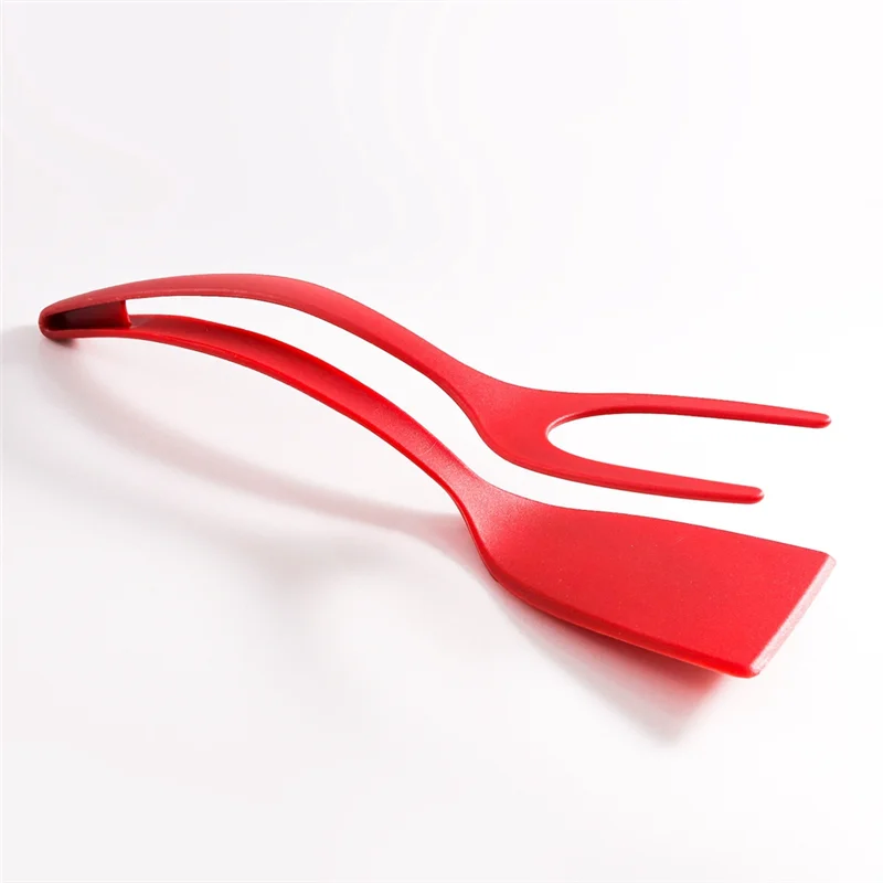 

-A25M 6PCS 2-In-1 Kitchenware Nylon Clip Cuisine Accessories Steak Spatula Tongs Flip Pliers Pancake Cooking Machine Tools