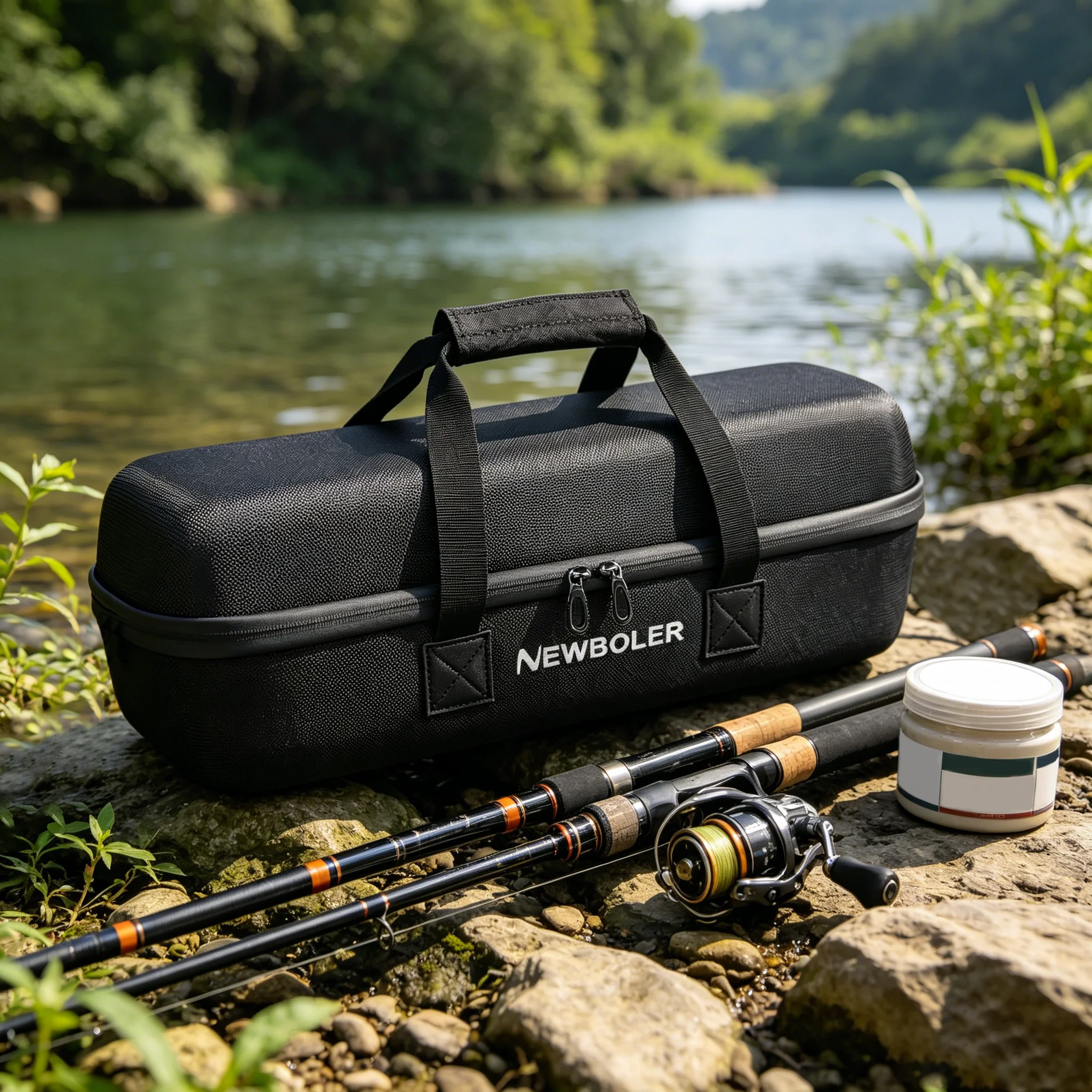 EVA-Hartschalen-Angeltasche, Werkzeugtasche, Rollentasche, wasserdichte Werkzeugtaschen, Tasche mit großem Fassungsvermögen, Werkzeugtasche für Elektriker-Hardware – Detail 12