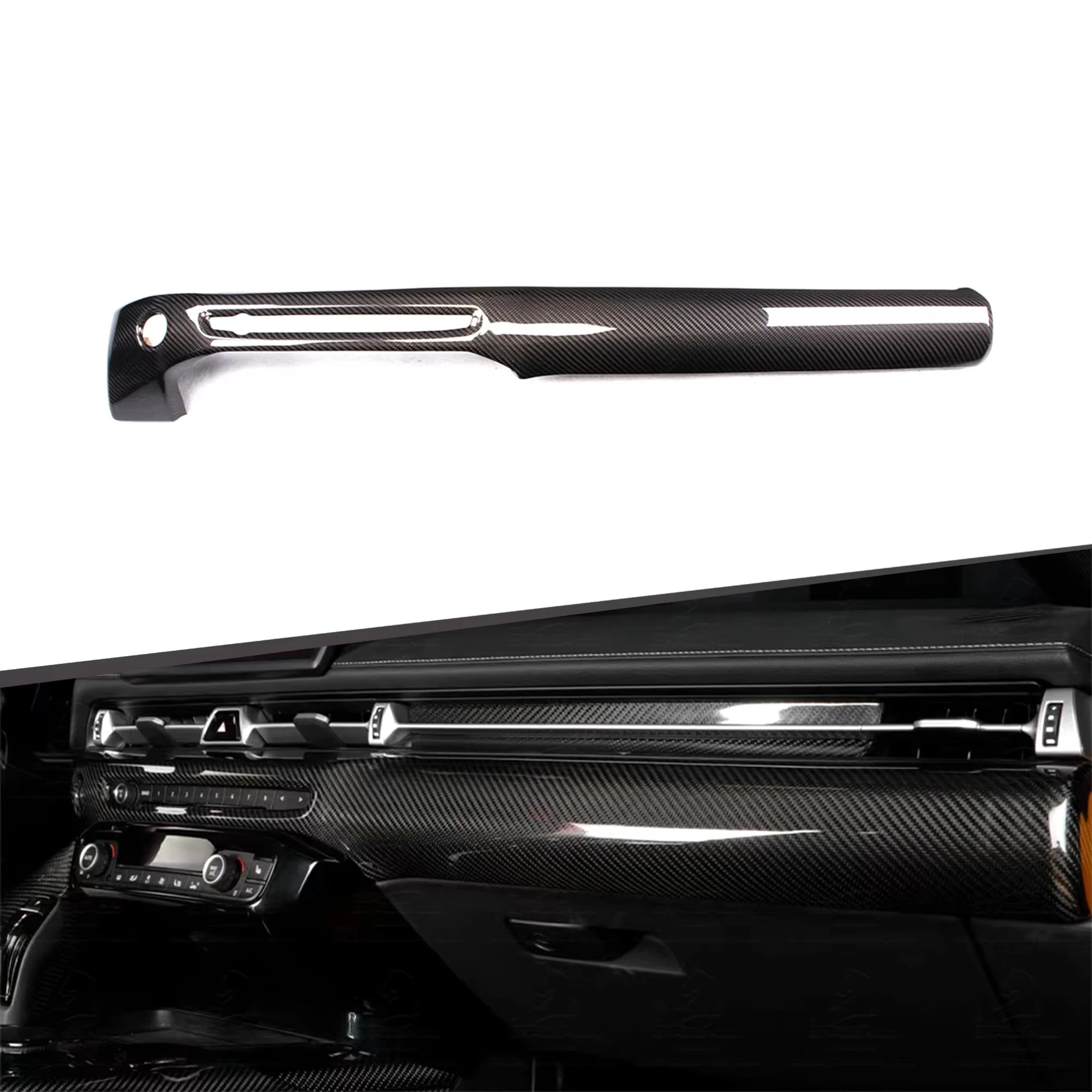 

Carbon Fiber Dashboard Long Trims For Toyota Supra A90 2019+