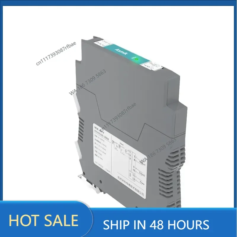 signal isolator 4-20mA passive one-in-two-out safety barrier module, DC signal isolation