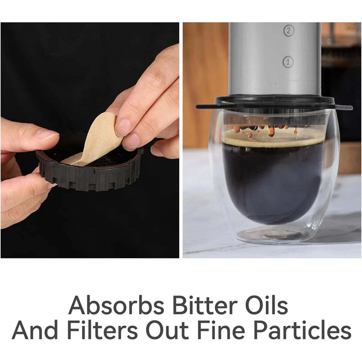 600pcs Replacement Coffee Filter Paper Coffee Filter Disposable Paper Filters for Espresso Maker Moka Pot Filter Paper-A70Z