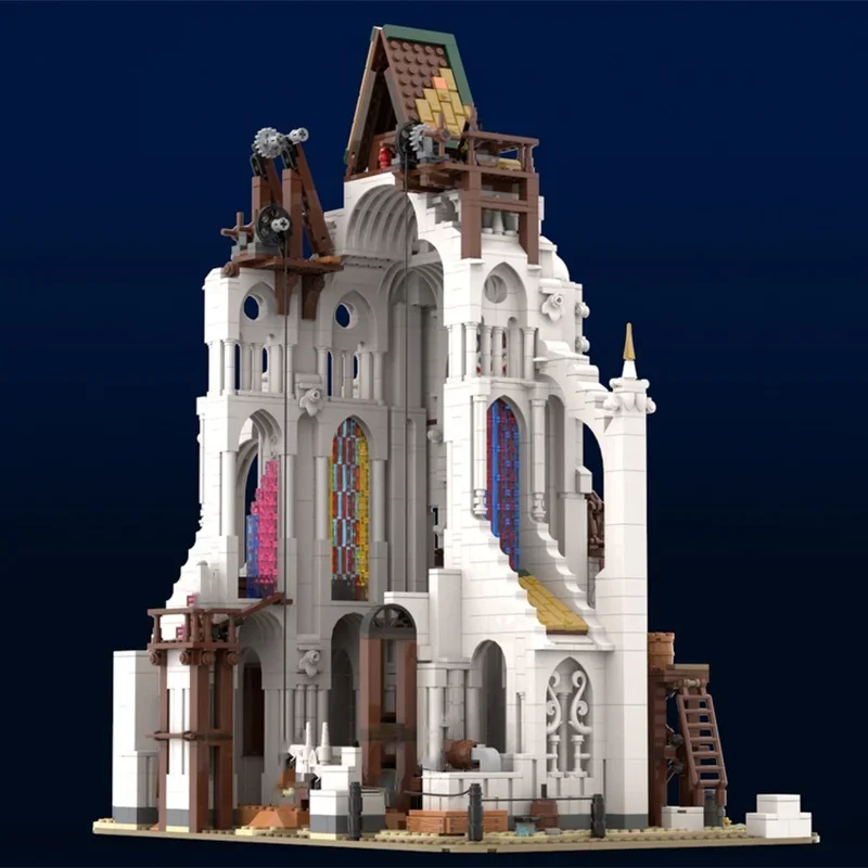 

3512pcs MOC Medieval Site Castle Model Building Blocks Architecture Assembly DIY Creative Idea Display Collectible Brick Gift