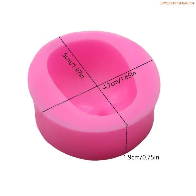 Silicone 3D Girl for Head DIY Chocolate Mold Fondant W91B