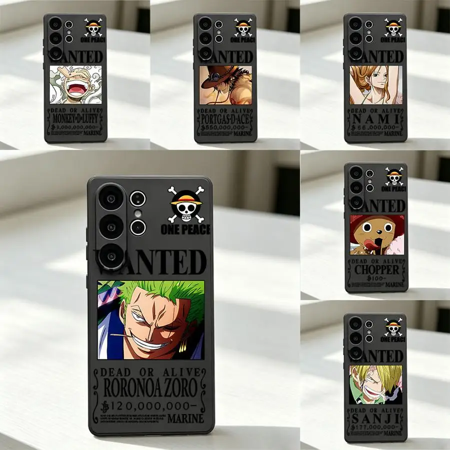 Anime One Piece Luffy Cool Case for Samsung Galaxy S26 Ultra S10 S9 S26+ S24 Note 20 8 9 10 S24+ S25 Plus S20 S25+ S23 S21 FE