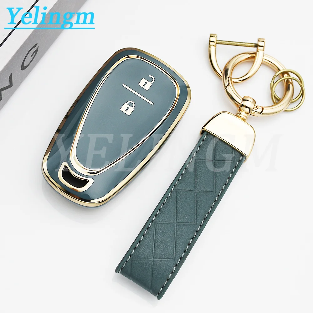 Funda para llave de coche para Chevrolet Malibu Blazer Traverse Seeker Onix Equino Volt Bolt Trax Orlando Cruze Spark Sonic Camaro, funda de TPU