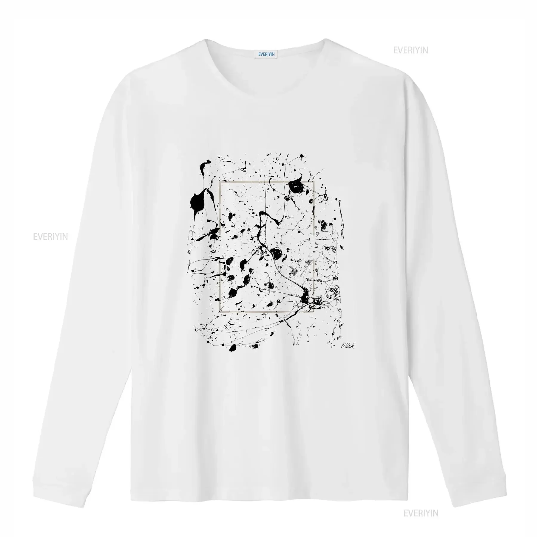 Jackson Pollock Untitled 1949 Artwork T shirt vintage Washed streetwear Top For Everyday Wear designer clothes Stylish