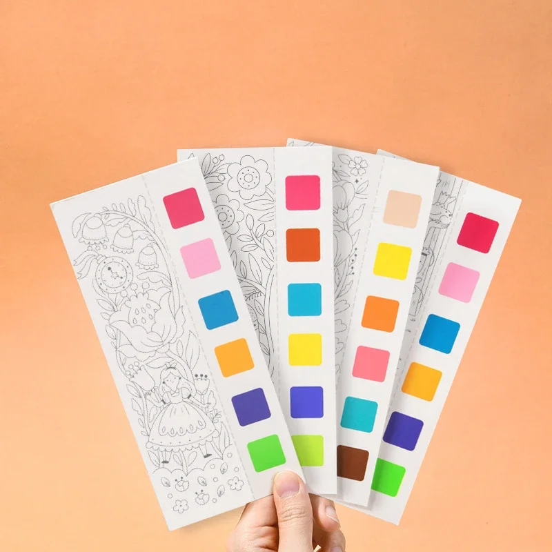Libro di pittura per graffiti a guazzo portatile per bambini Libro di pittura ad acqua Libro di pittura con penna a pennello per acquerello Giocattoli educativi