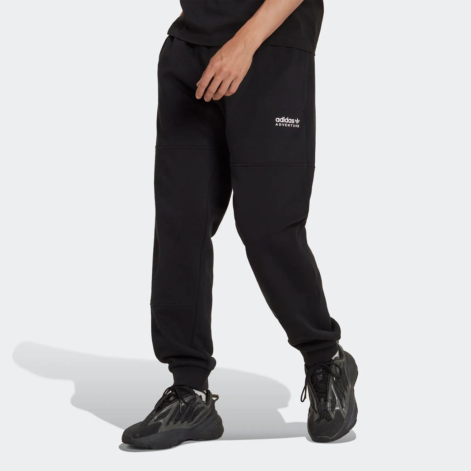 Adidas Originals Three Leaves New Season Men's Drawstring Sports Casual Long Pants HK5001