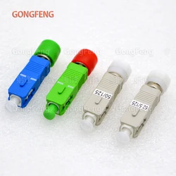 1PCS New Optical Fiber Connector Adapter SC-FC Flange Single-Multi-Mode FC Female-SC Male Coupler Adapter Special Wholesale