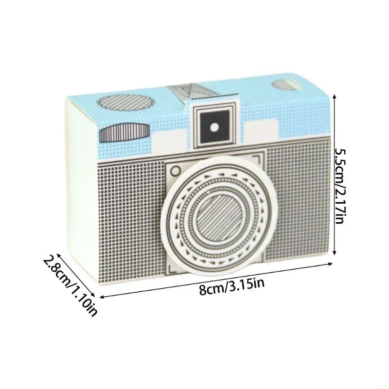 E15E 10pcs Colorful Camera Candies Box Paper Bocking Boxaging Boxes