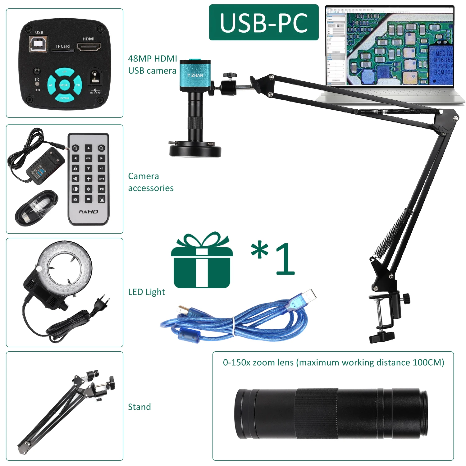 48MP 4K HDMIUSB