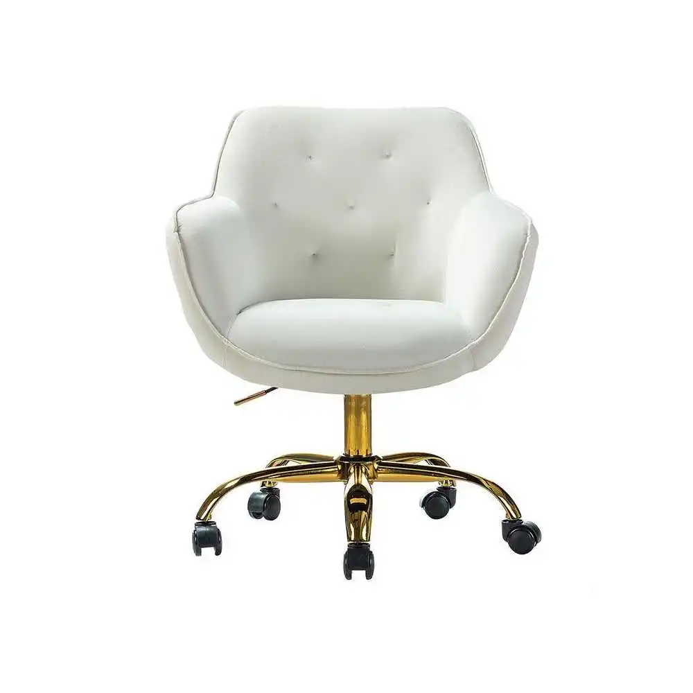 Functional And Stylish Office Chairs Luxury Quality Top Grade Jovida Velvet Tufted Office Chair