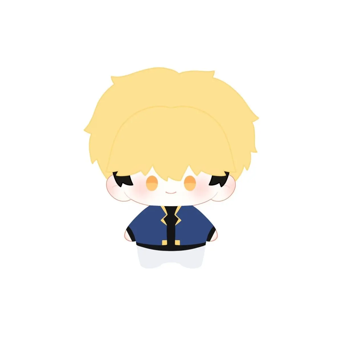 New 10CM AnimeLINK CLICK vein Felix Cosplay PlushStuffed Backpack Plushies Keychain Ornament Christmas Gifts Accessories Props