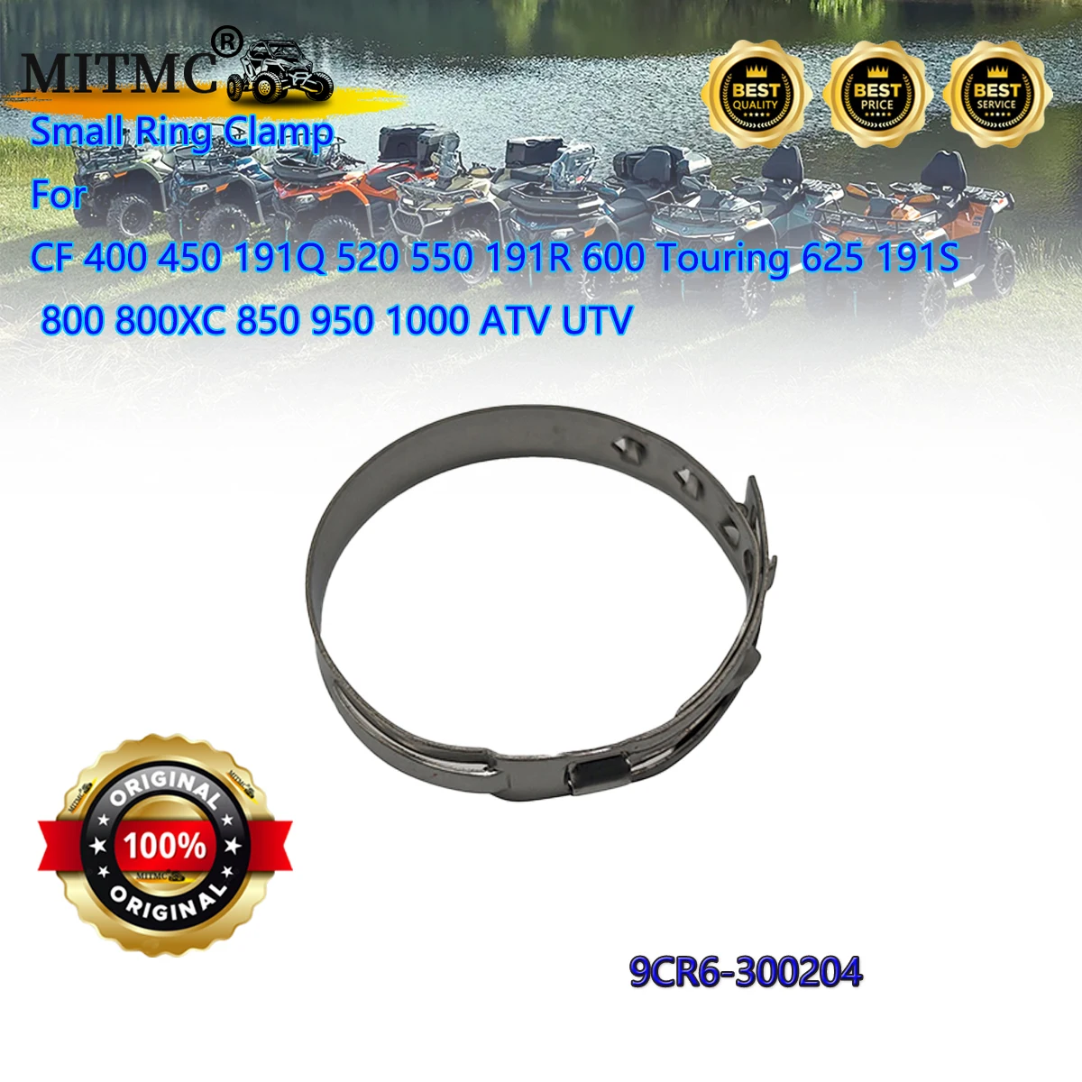 Small Clamp Kit For CF 400 450 191Q 520 550 191R 600 Touring 625 191S 800 800XC 850 950 1000 ATV UTV 9CR6-300204
