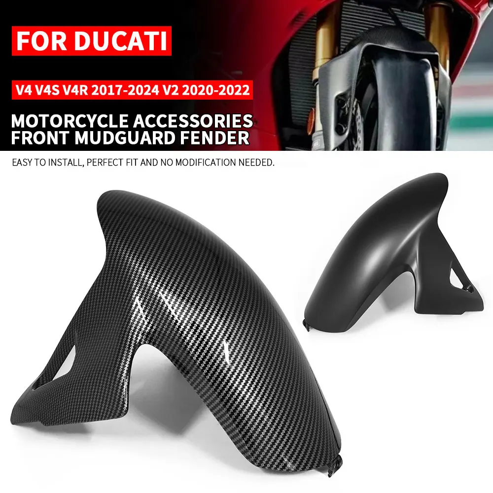 

Переднее крыло мотоцикла для Ducati V4 V4S V4R 2017-2024 V2 2020-2022, подходит для PANIGALE STREETFIGHTER V-2 V-4 V4-S V4-R 2017-24