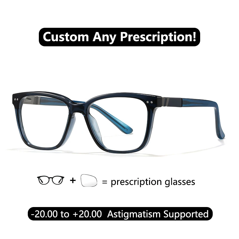 

High Index Optical Glasses Prescription Men Anti Scratch Anti Reflection Reading Glasses Prescription Glasses 0.75 Photohromic