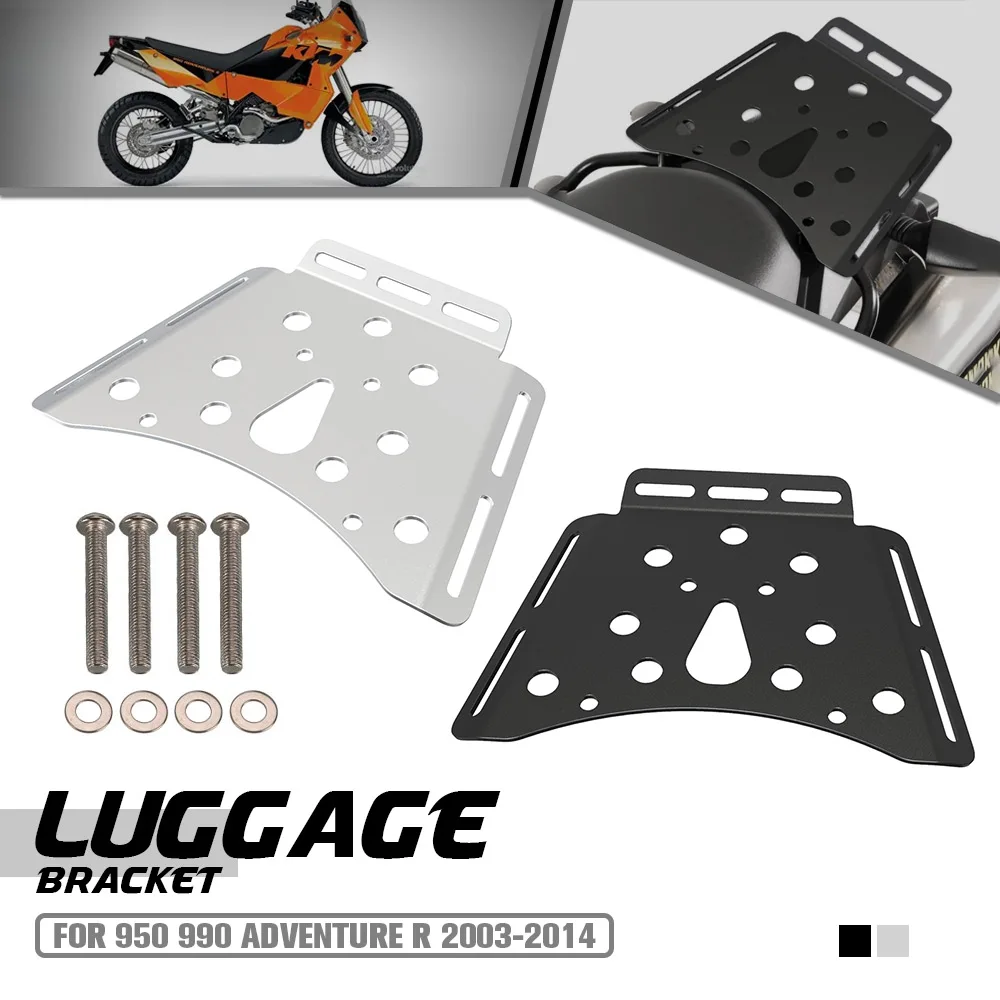 950/990 Adv Motorcycle Rear Rack Luggage Holder Enlargement Bracket Accessorie For 950 990 Adventure R 2003 2004 2005 2006 -2014